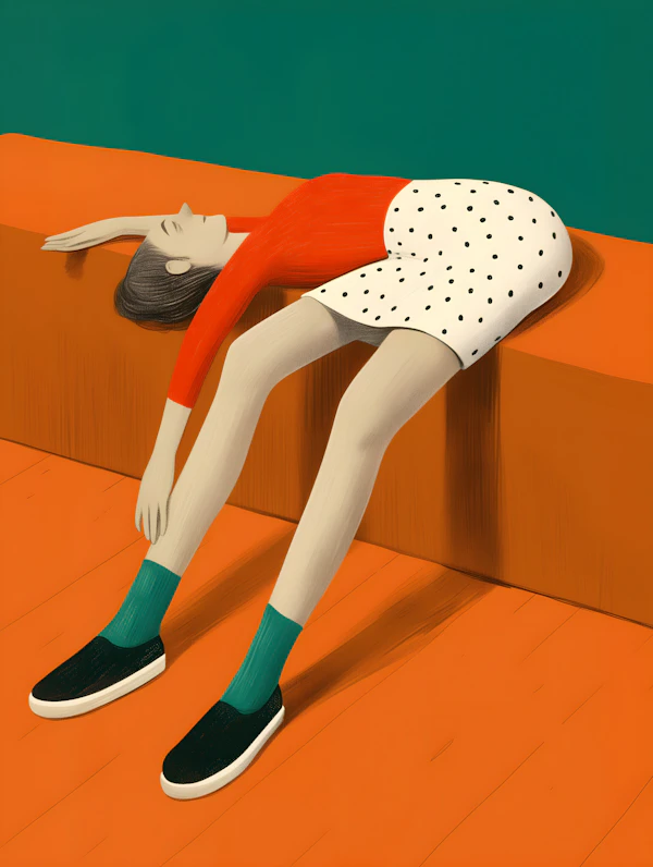 Stylized Reclining Figure