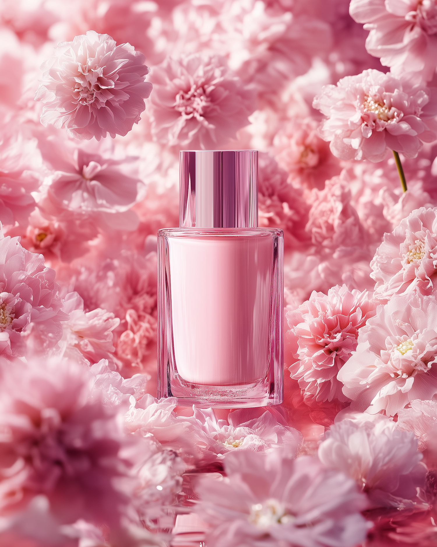 Perfume and Pink Flowers