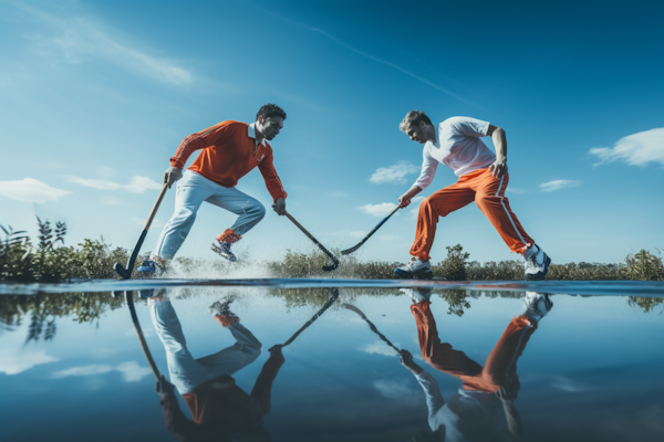 Field Hockey Duel Reflection