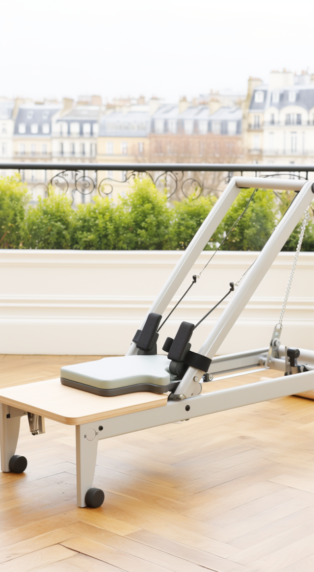 Sleek Pilates Reformer in Serene Light-Filled Studio