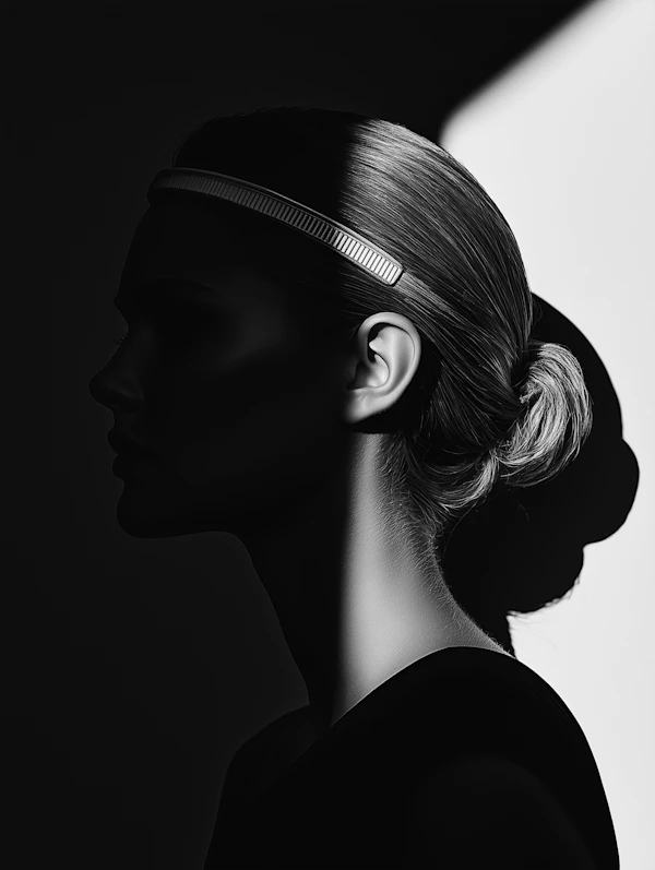 Black-and-White Portrait