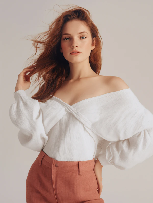 Portrait of Red-Haired Woman
