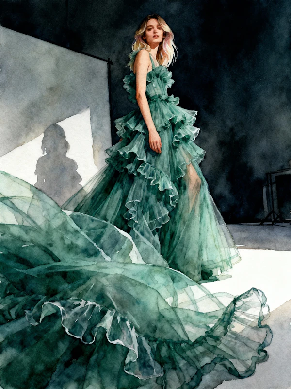 Elegant Green Dress