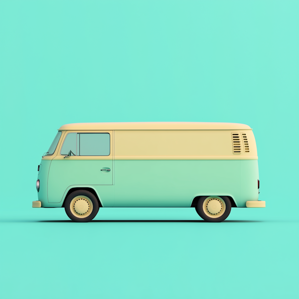 Vintage Two-Tone Van