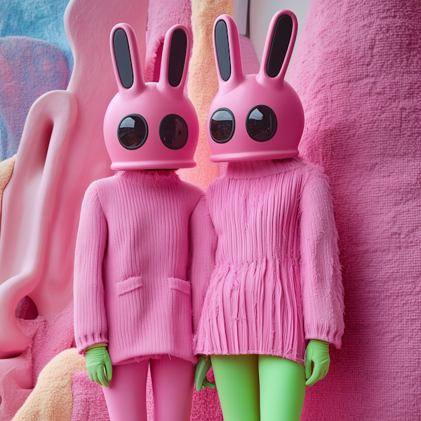 Whimsical Bunny Companions