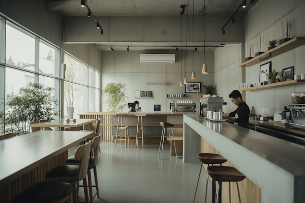 Modern Cafe Interior