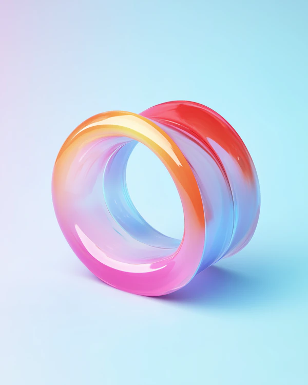 Vibrant 3D Abstract Art
