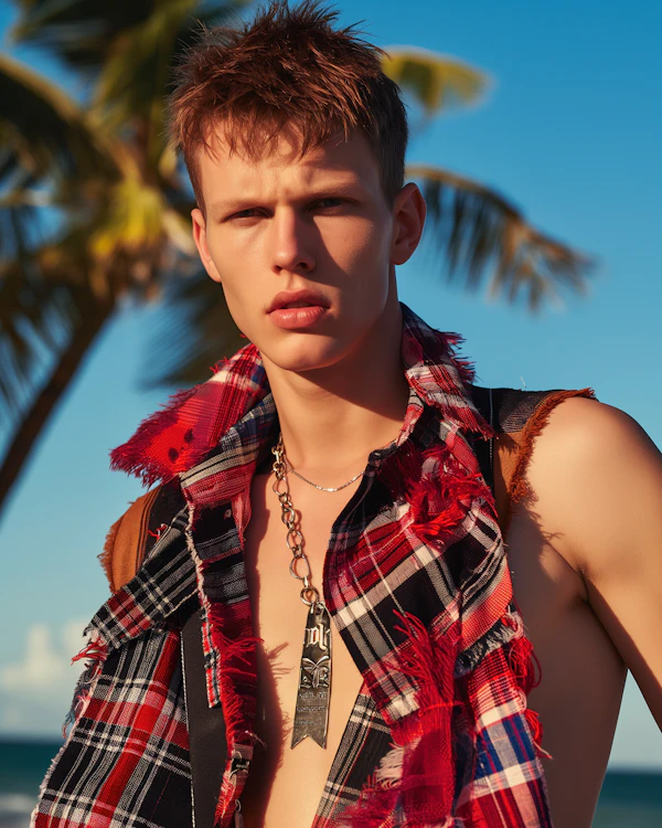 Edgy Beach Portrait