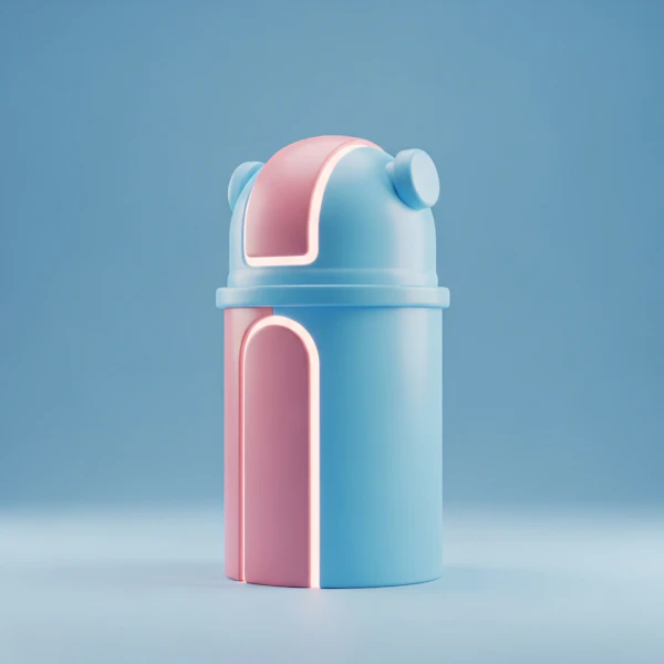 Futuristic 3D Container