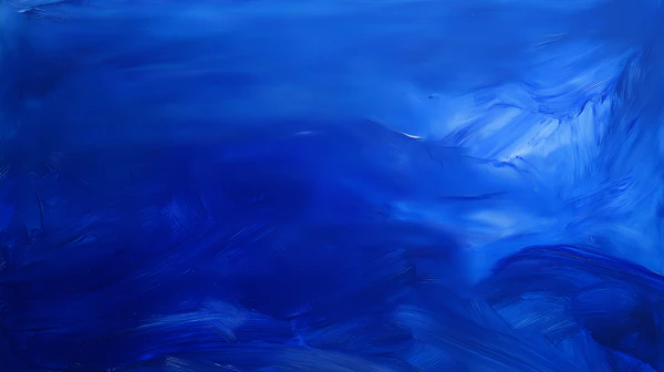 Abstract Blue Painting