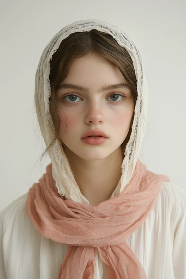 Serene Portrait of a Young Woman