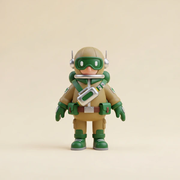 3D Adventurer Character