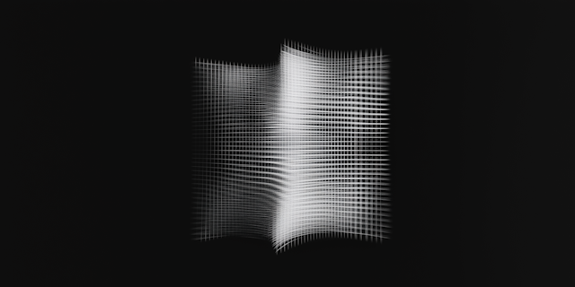 Abstract Grid in Motion