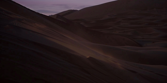 Desert Dunes at Dusk