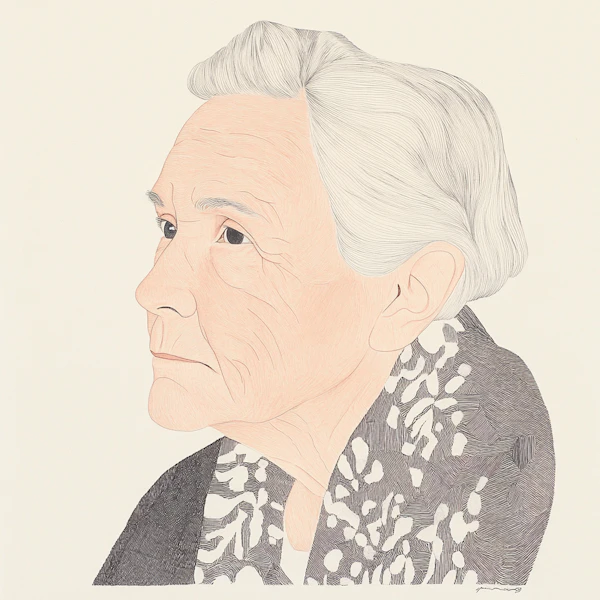 Elderly Woman Portrait