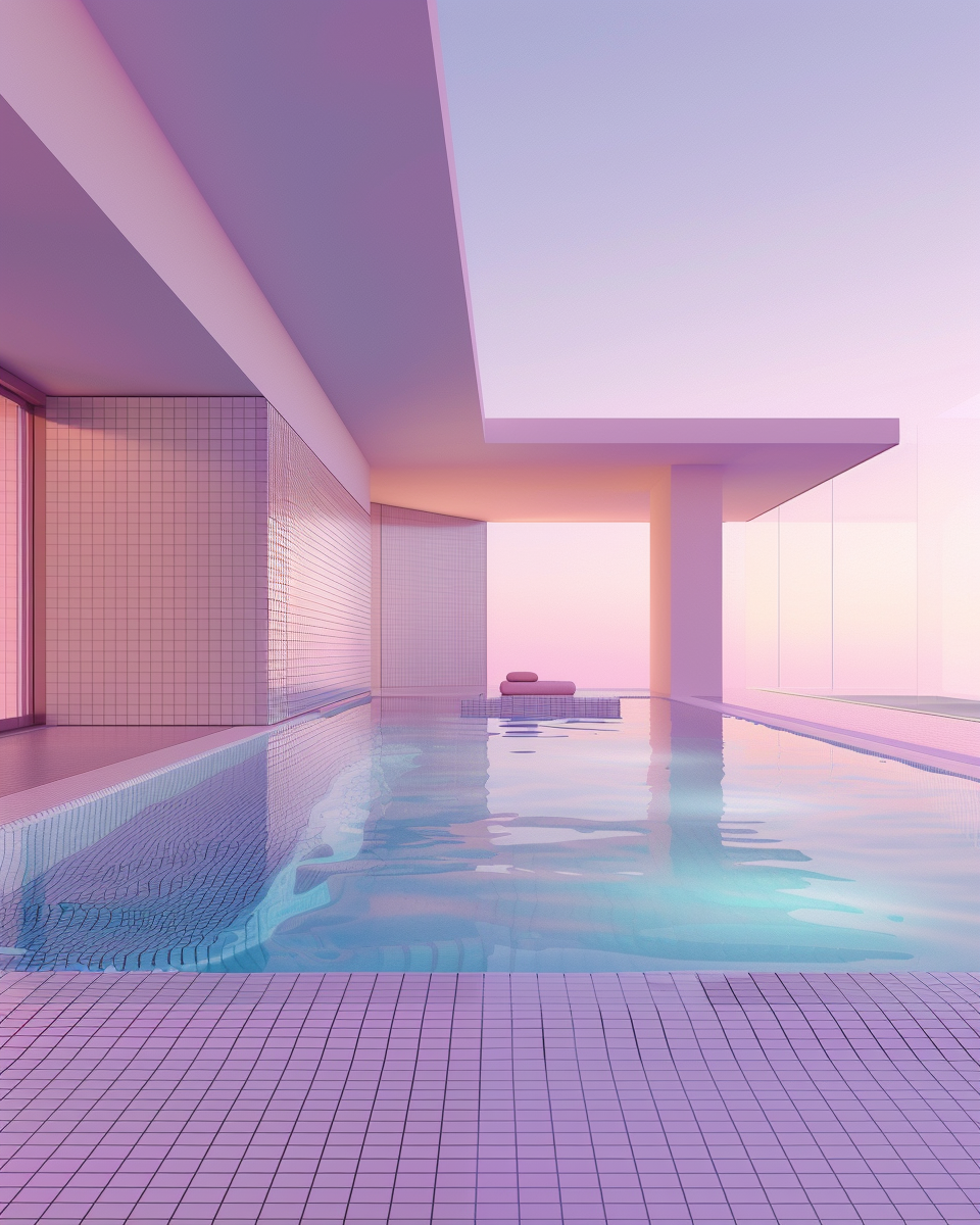 Serene Indoor Swimming Pool Photo on Lummi