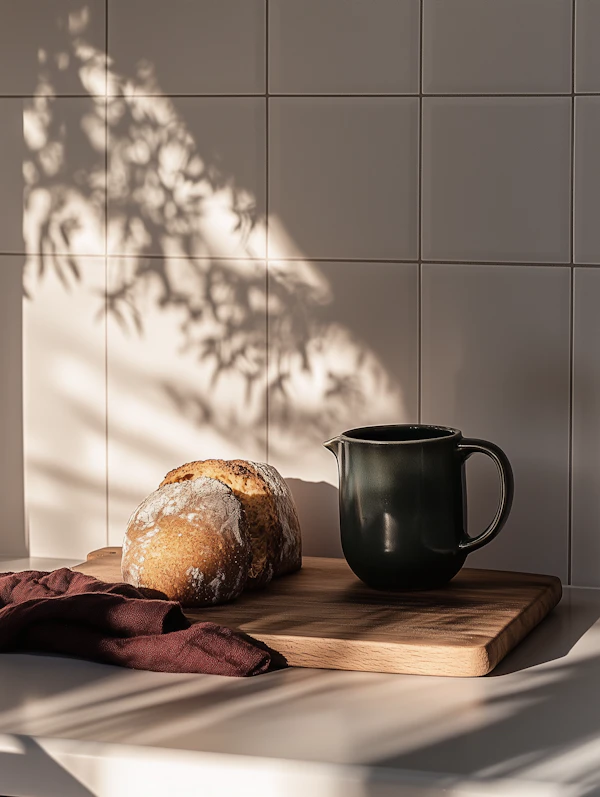 Rustic Bread Still Life