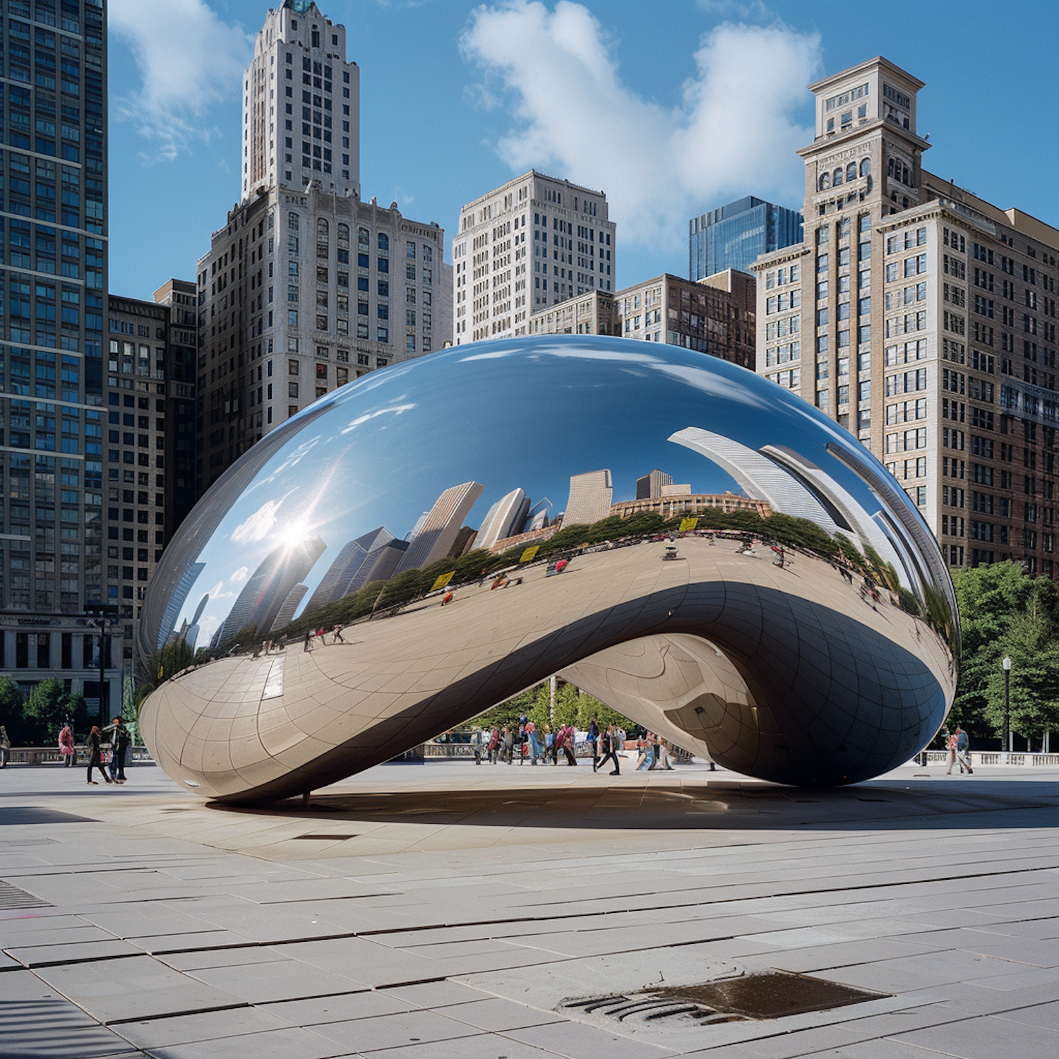 Cloud Gate (The Bean) in Chicago