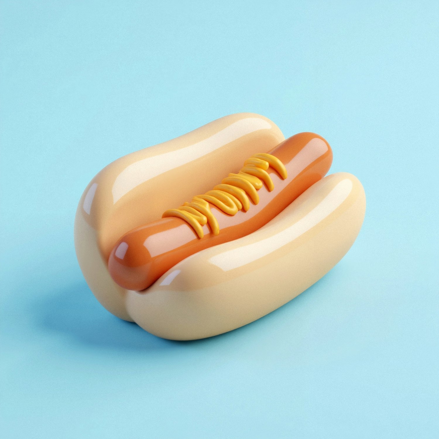 Stylized Hot Dog