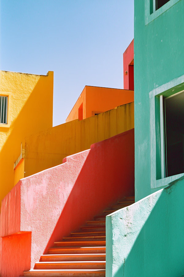 Vibrant Architectural Scene