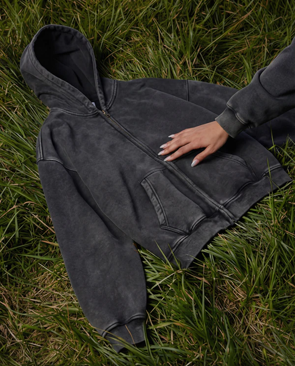 Hoodie on Grass