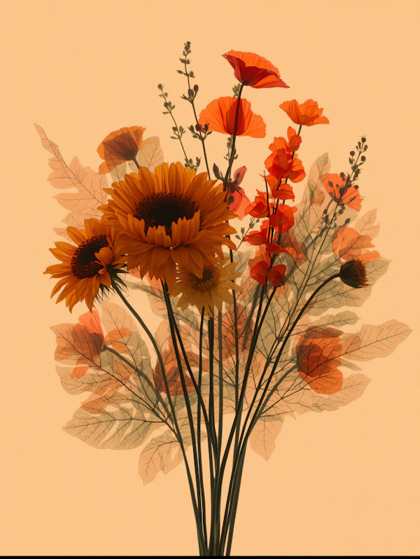 Translucent Flower Art