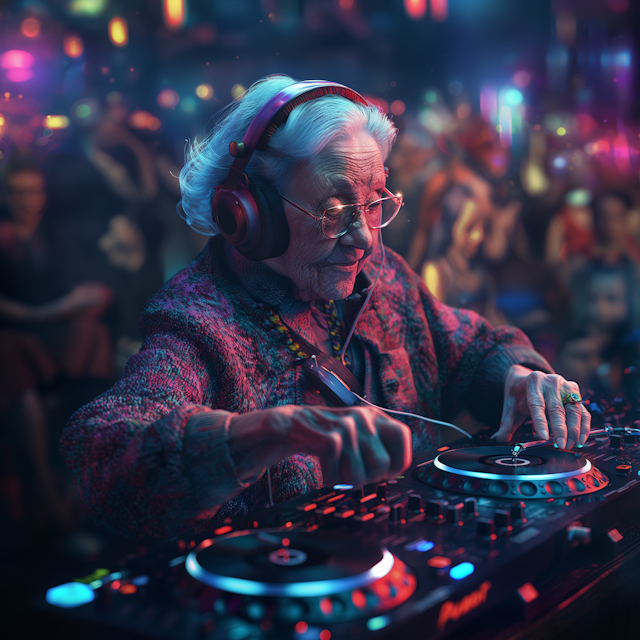 Elderly DJ 