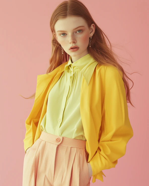 Modern Pastel Portrait