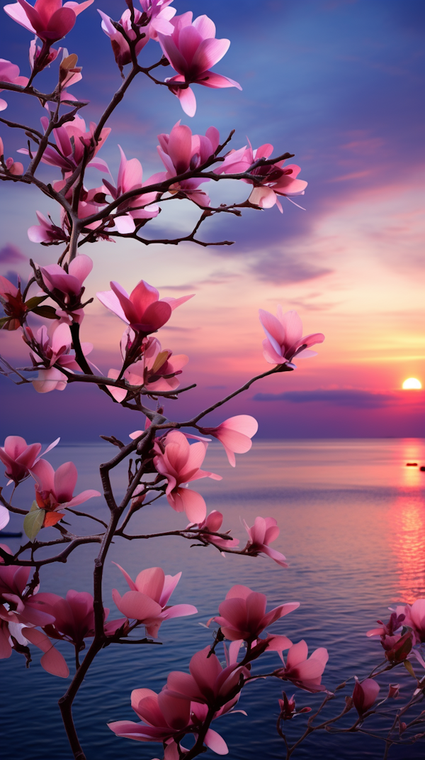 Magnolia Sunset Serenity