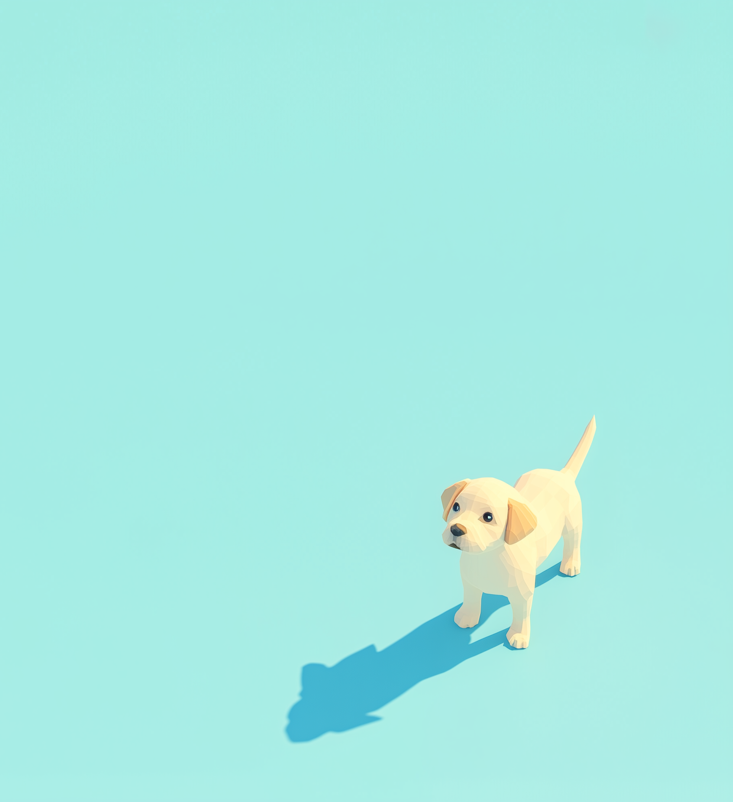 Playful Cartoon Puppy