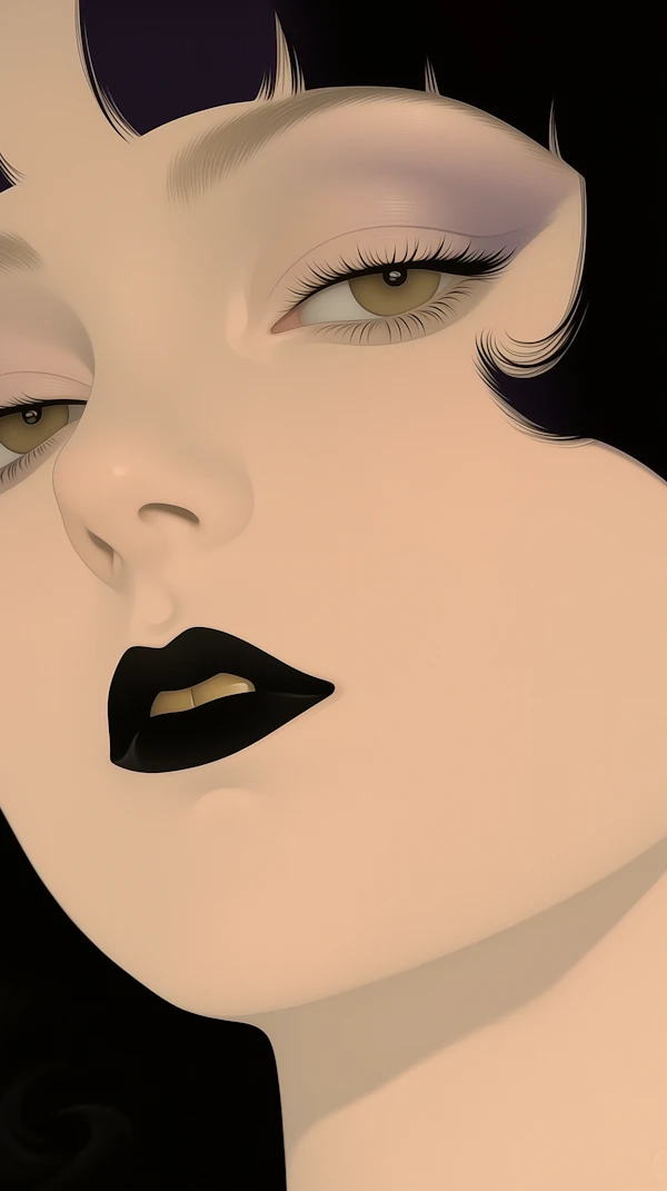Stylized Woman Portrait
