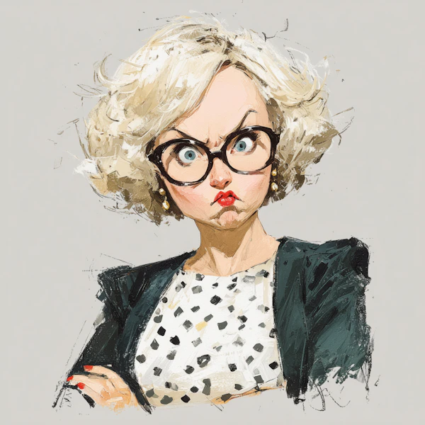 Stylized Woman Portrait