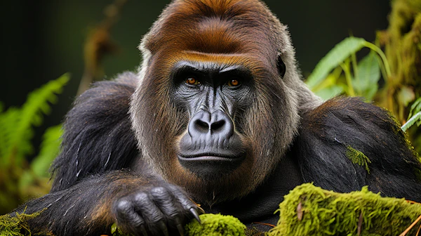 Silverback's Soulful Stare