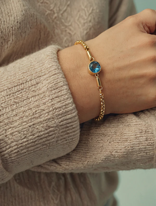 Gold Bracelet Close-Up