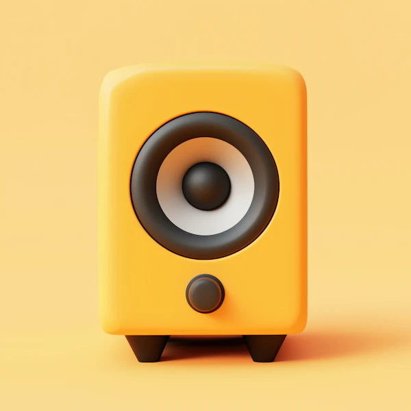 Yellow Speaker Design