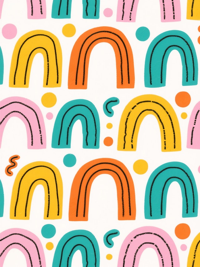 Colorful Abstract Arches