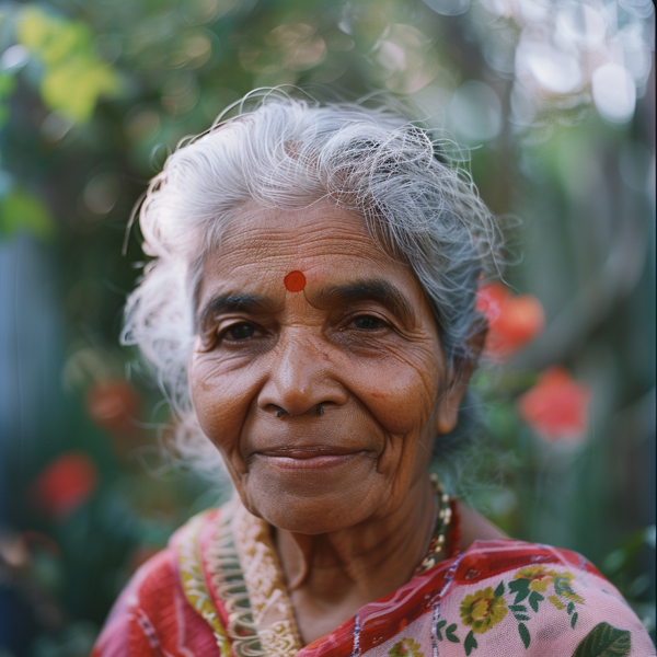 Elderly South Asian Woman