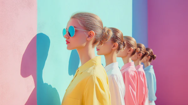 Vibrant Women Portrait