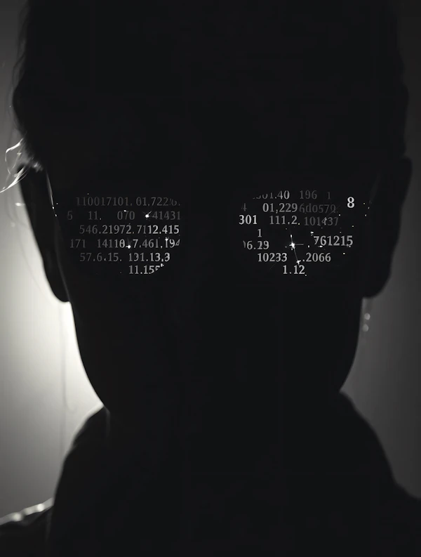 Digital Reflection Silhouette