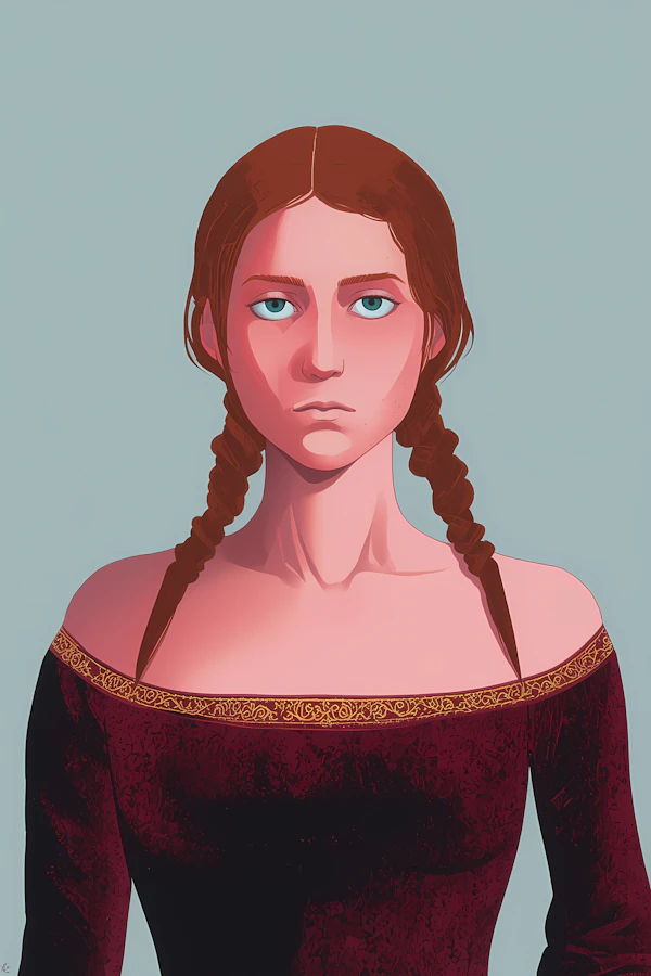 Auburn-Haired Portrait