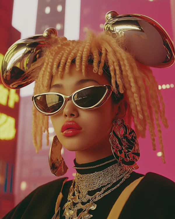 Futuristic Fashion Portrait