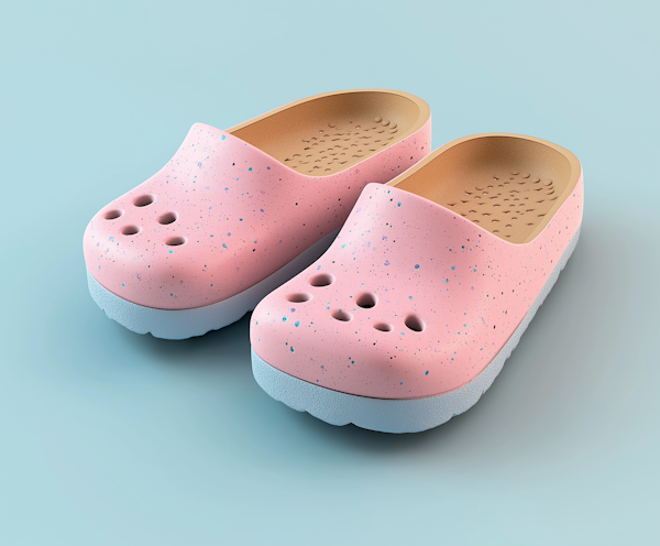 Pastel Pink Slip-on Shoes