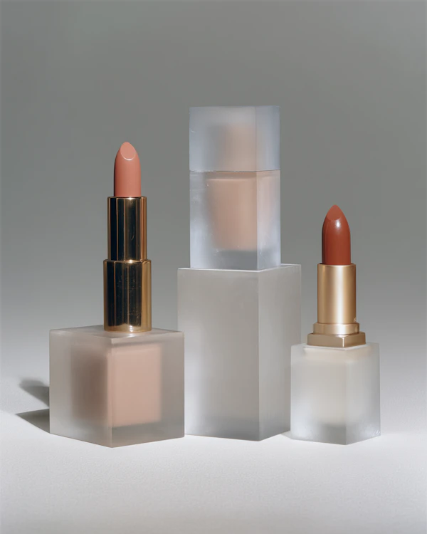 Minimalist Cosmetics Display