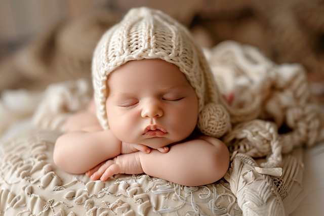 Peaceful Newborn Baby Asleep