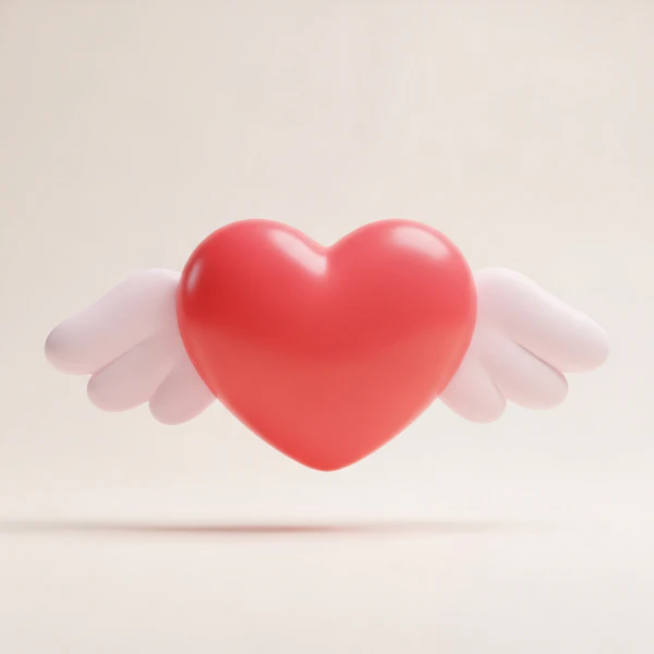 Winged Heart Render