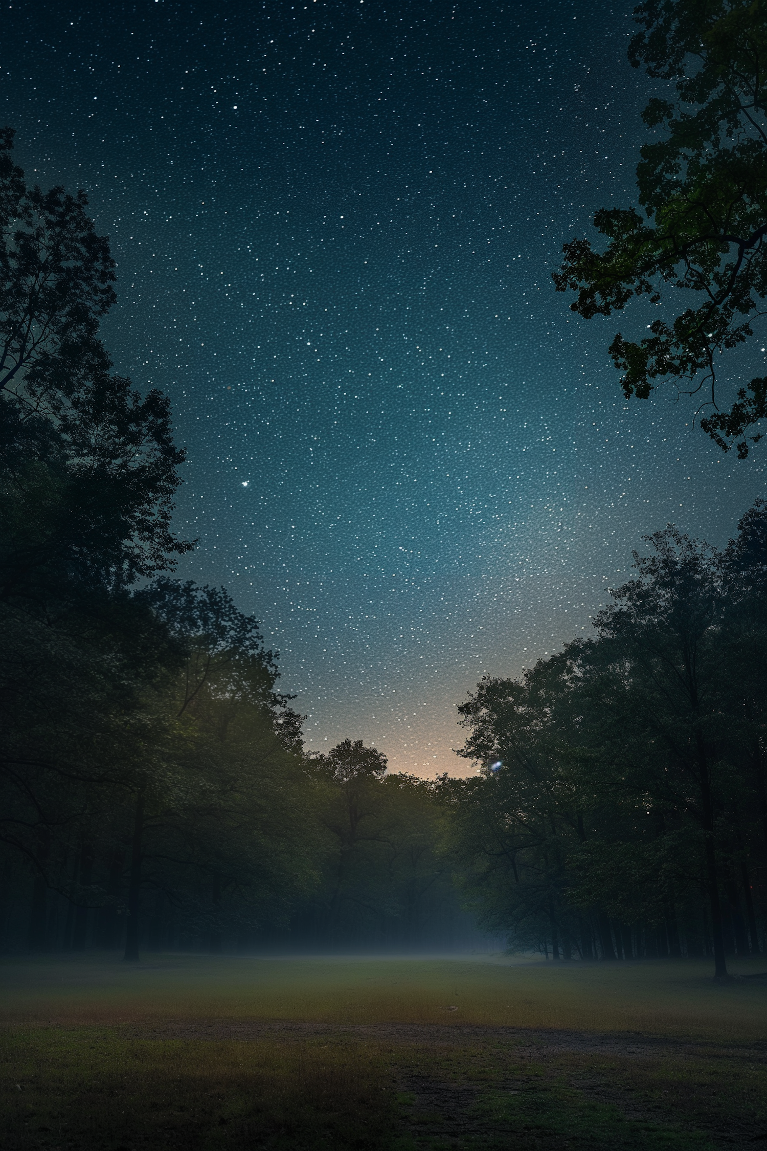 Starry Night over the Forest