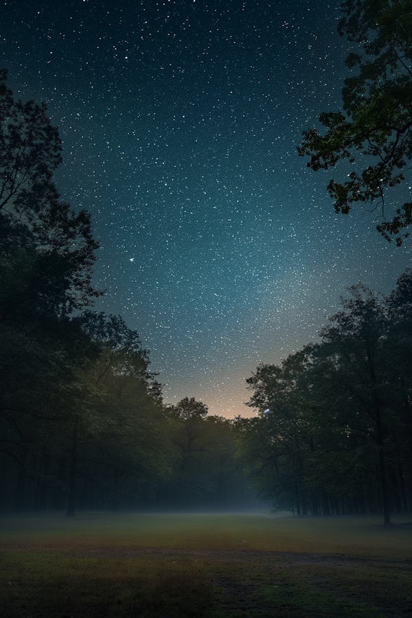 Starry Night over the Forest