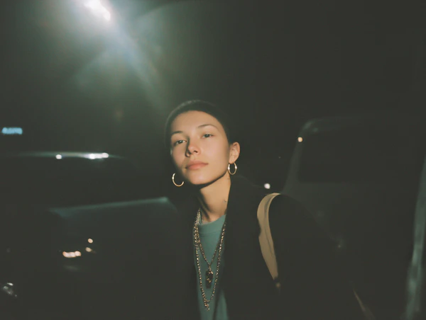 Pensive Night Portrait