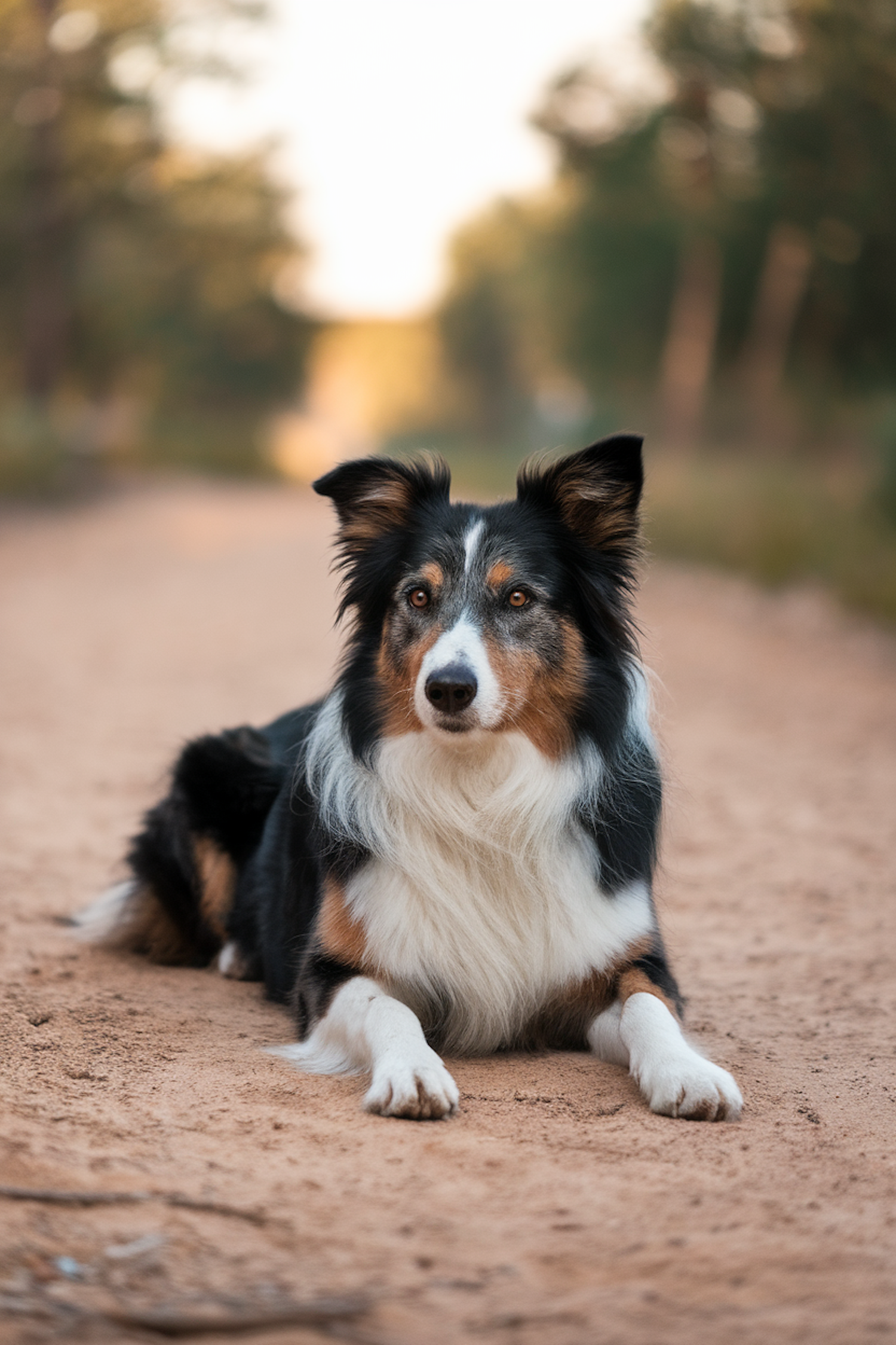 Portrait of a Border Collie