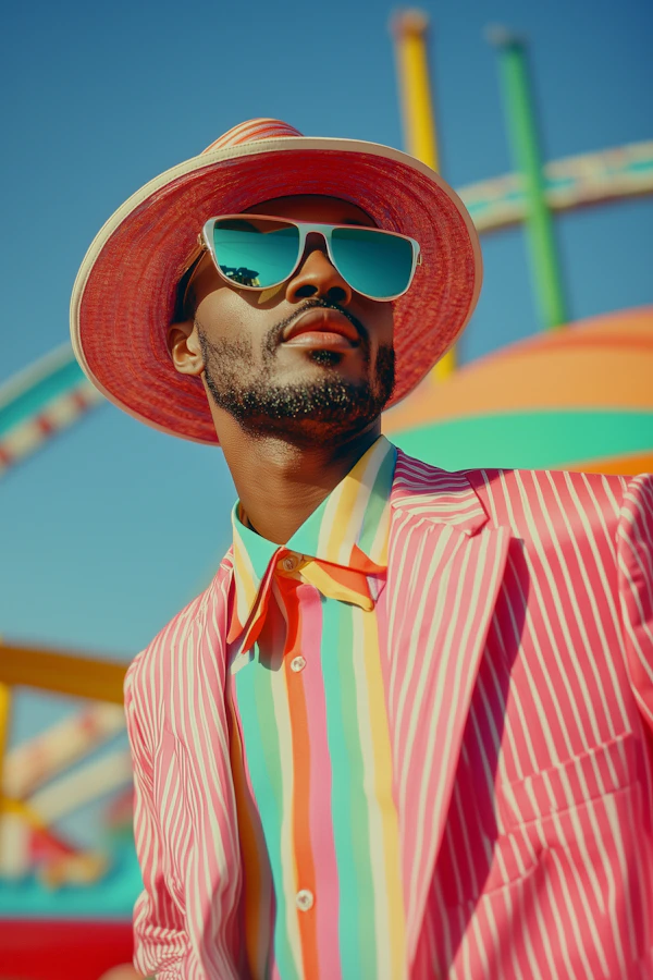 Vibrant Fashion Statement